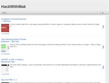 Tablet Screenshot of hackwithmak.com